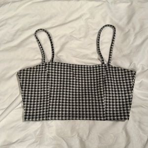 H&M Checkerboard Croptop